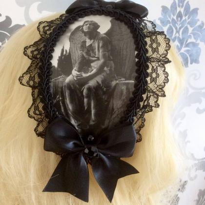 Beautiful Black Lolita Headdress, Headband, Black,..